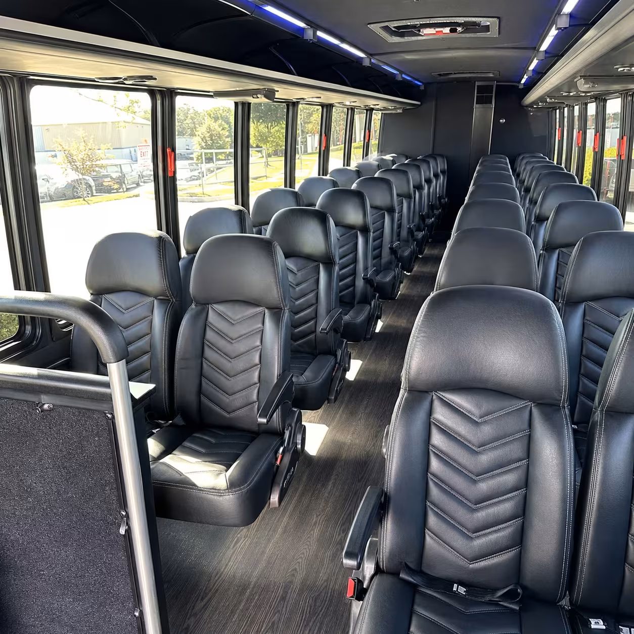 28 passenger minibus inside