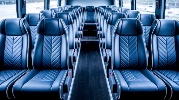 norwalk 15 passenger minibus inside