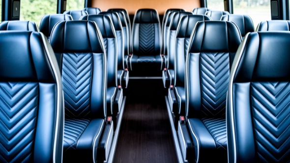 norwalk 25 passenger minibus inside