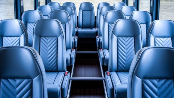 norwalk 30 passenger minibus inside